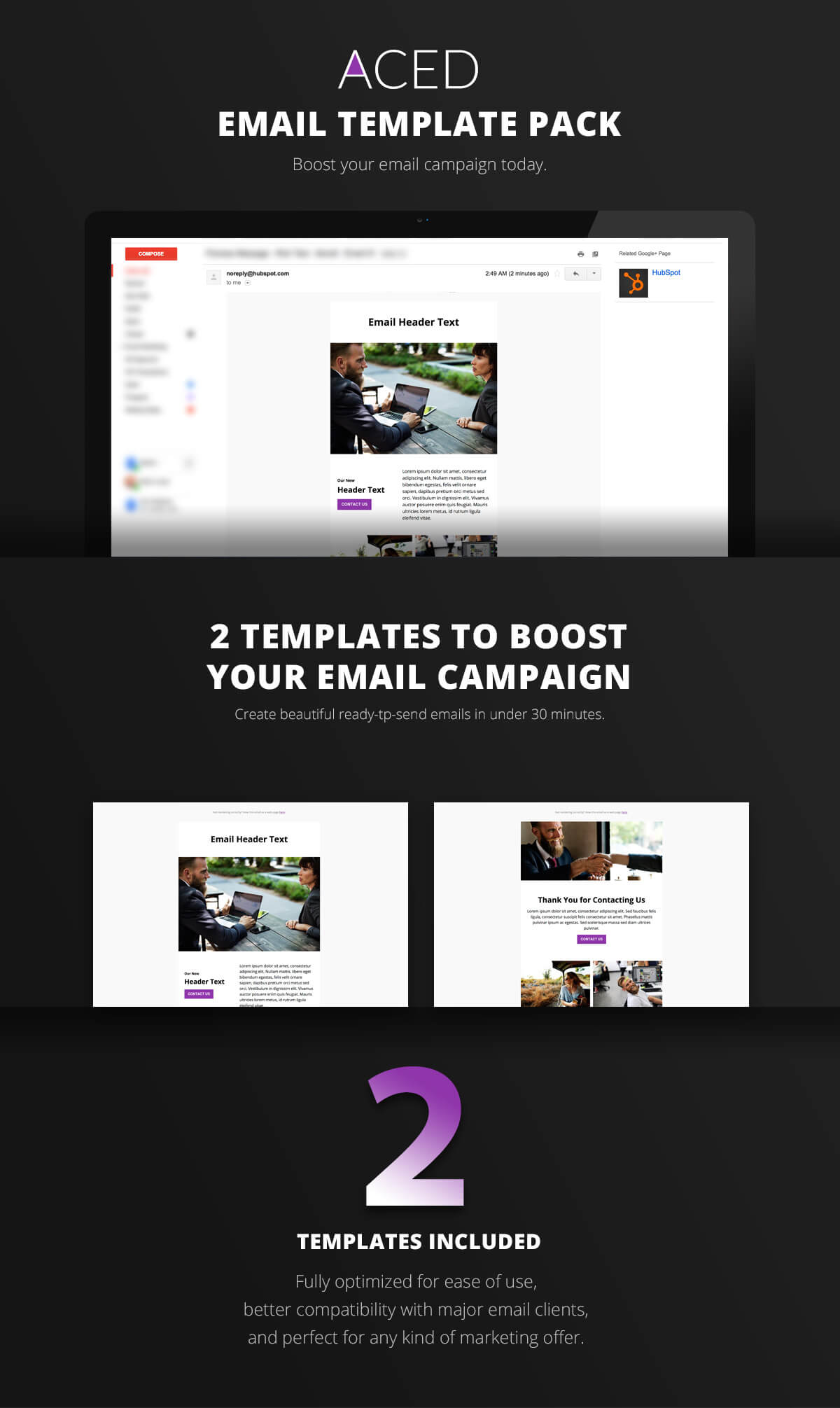 hubspot email design