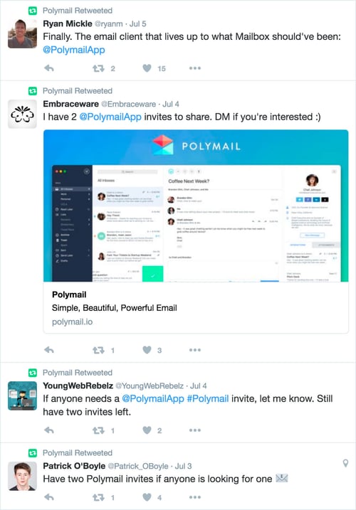 Polymail inbound marketing examples