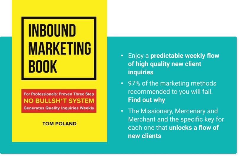 Inbound Marketing Book Tom Poland