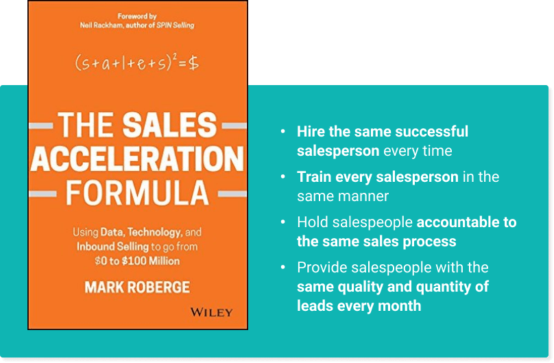 The Sales Acceleration Formula