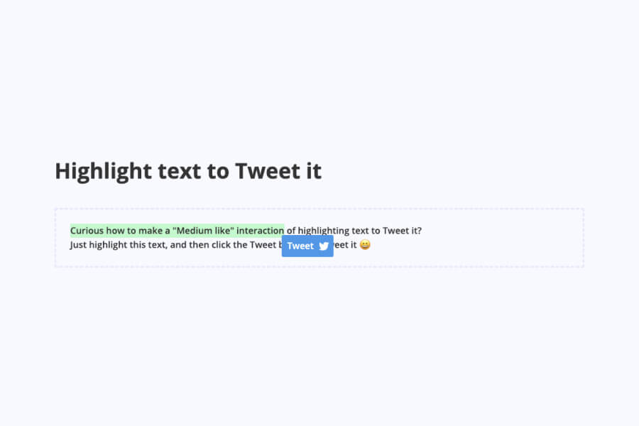 Highlight Text to Tweet for HubSpot