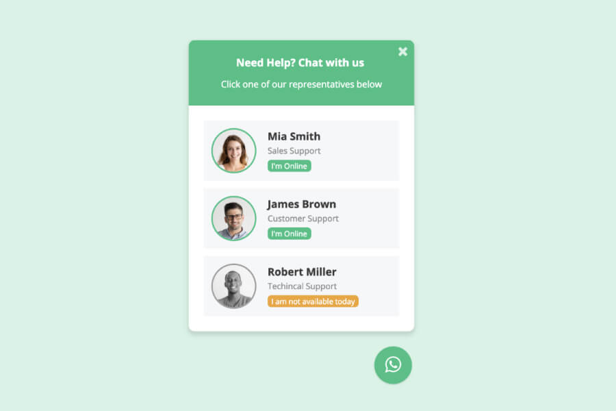 WhatsApp Chat for HubSpot