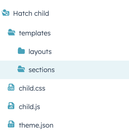 sections-folder-creation