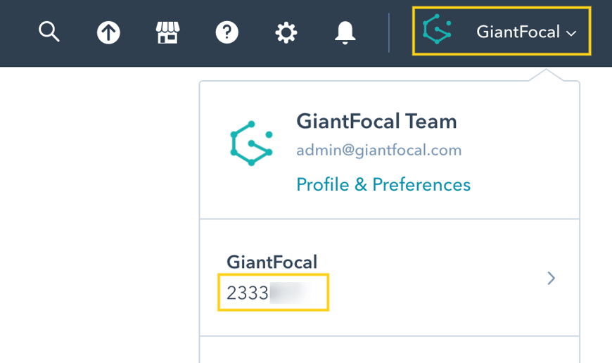 Where to find HubSpot ID