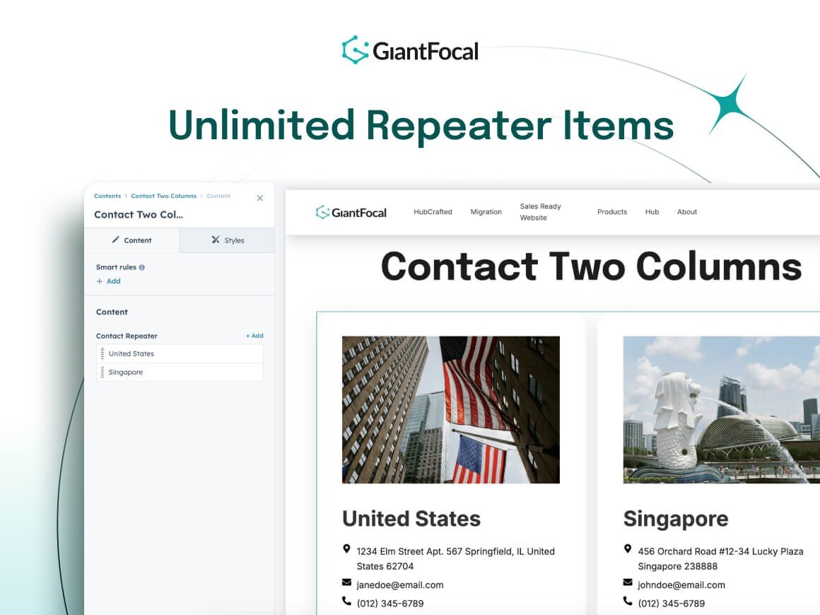 Unlimited Repeater Items
