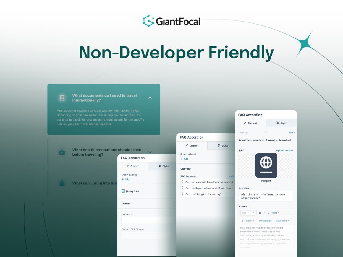 Non-Developer Friendly