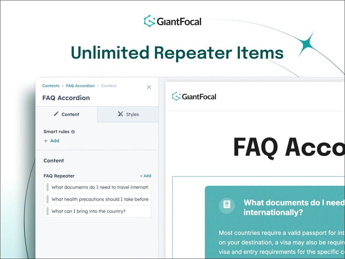 Unlimited Repeater Items
