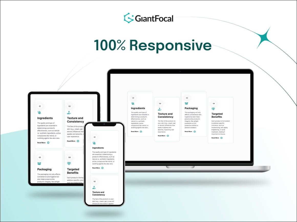100% Responsive