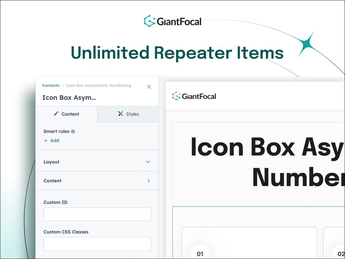Unlimited Repeater Items