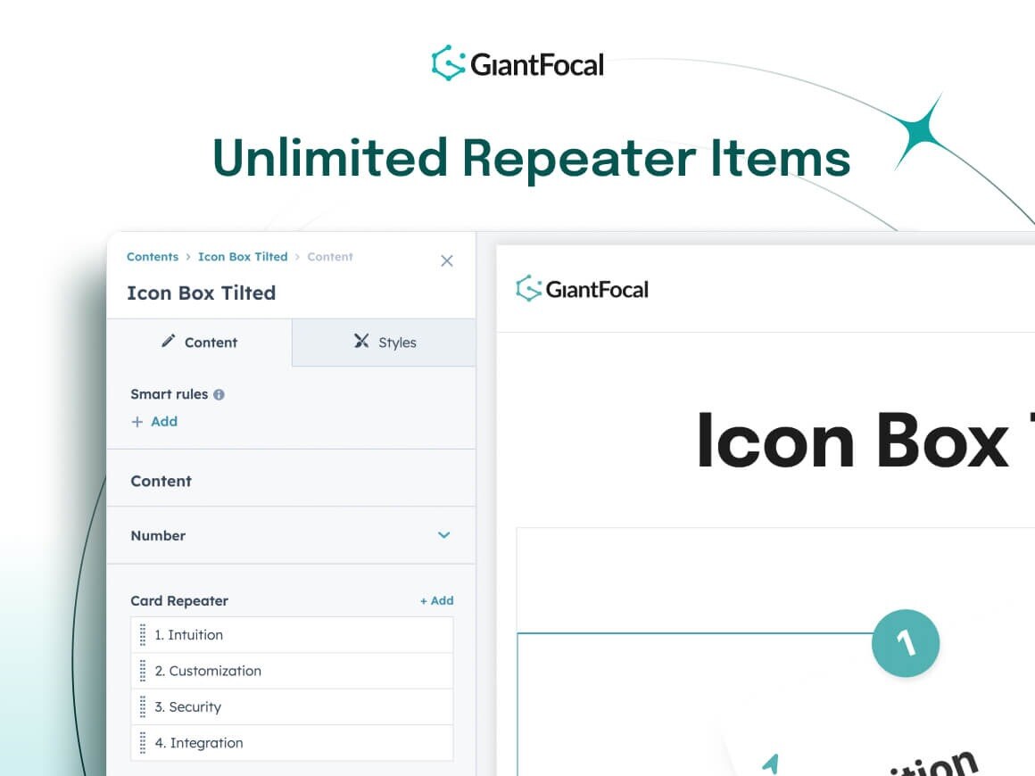 Unlimited Repeater Items