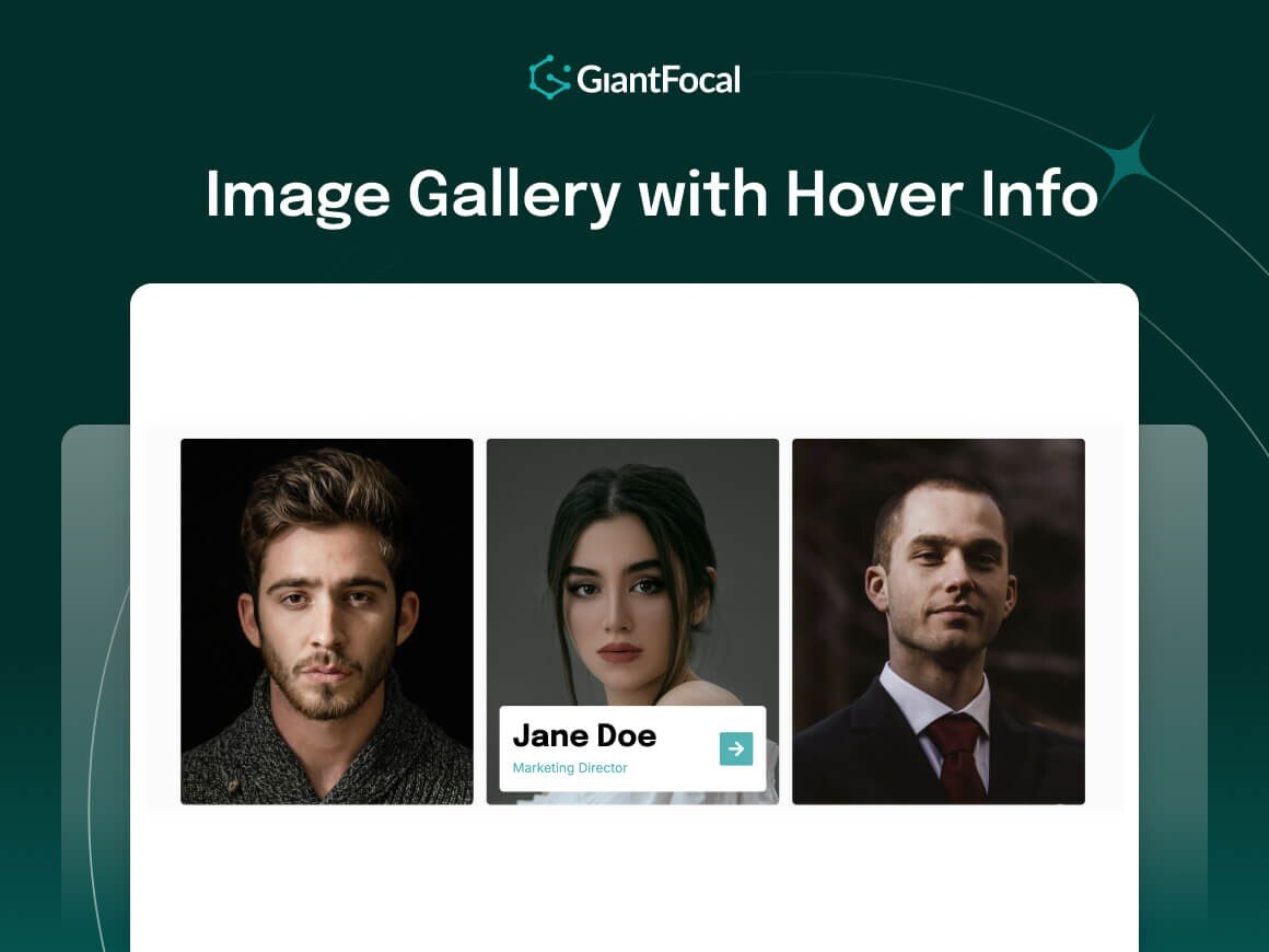 Image Gallery with Hover Info