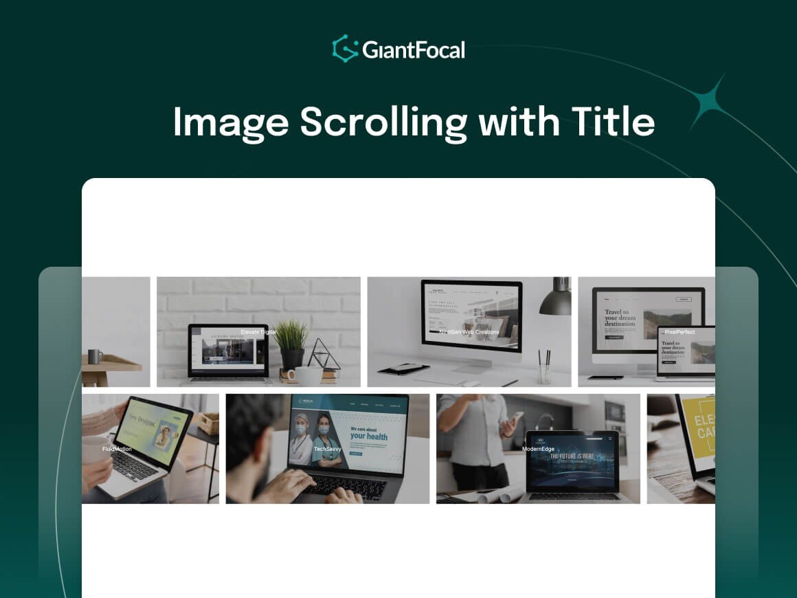 Image Scrolling with Title