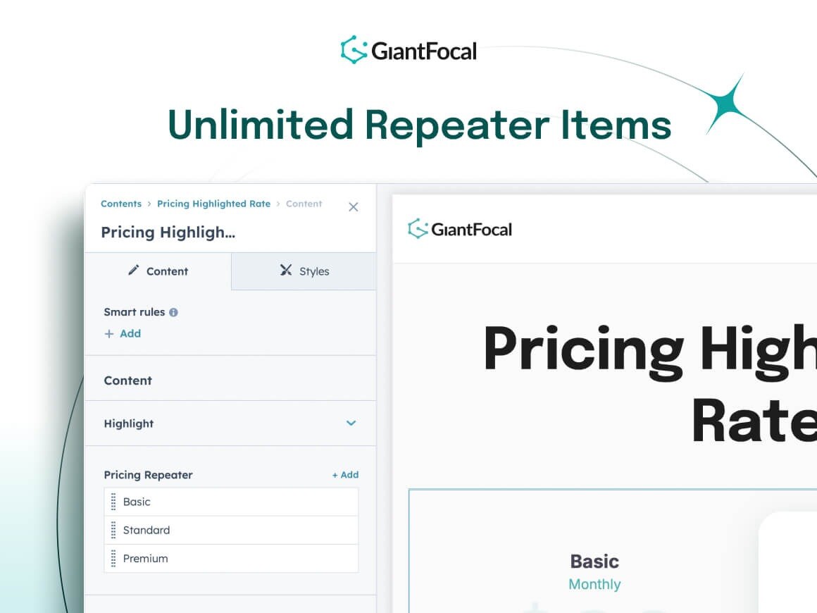 Unlimited Repeater Items