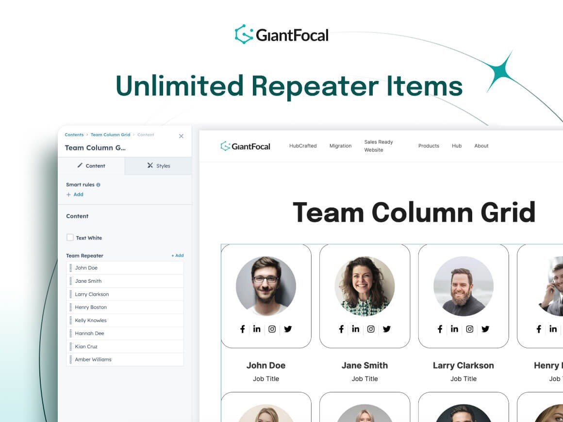 Unlimited Repeater Items