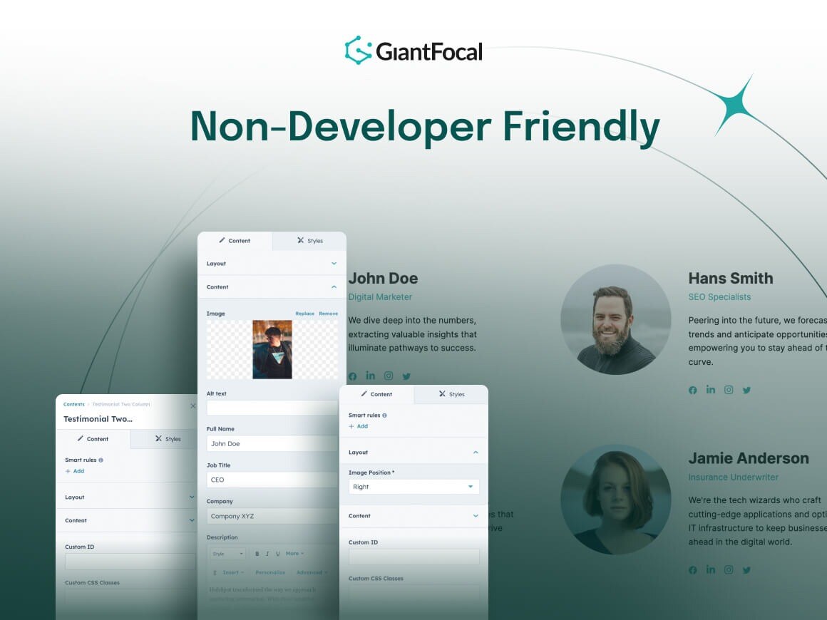 Non-Developer Friendly