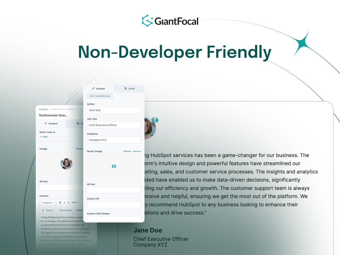 Non-Developer Friendly